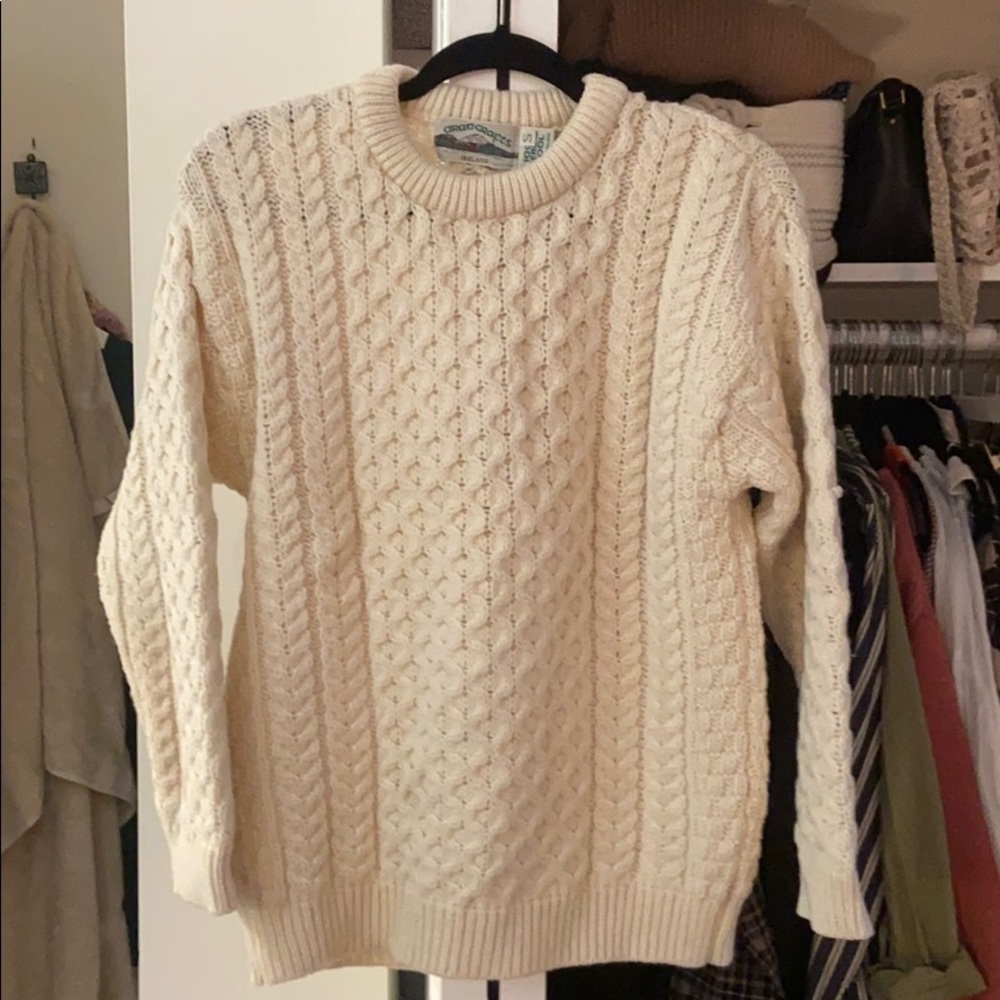100% merino wool Irish sweater
